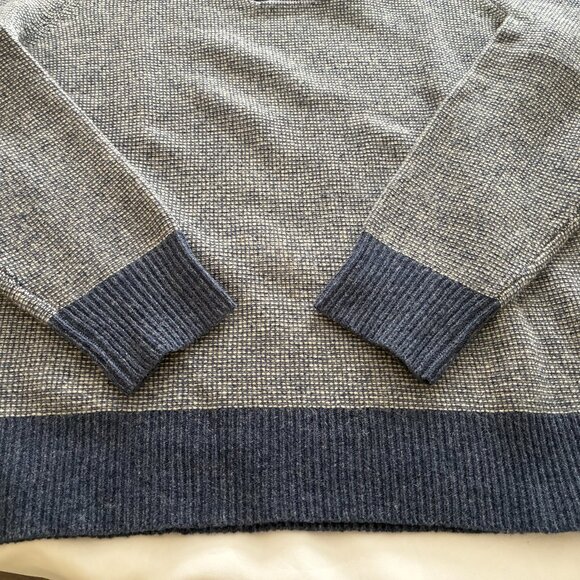 NEW. Never worn. JCrew 100% wool shawl collar sweater. Size Medium - Picture 5 of 5